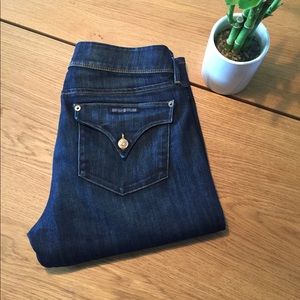 Hudson dark skinny jeans, size 31
